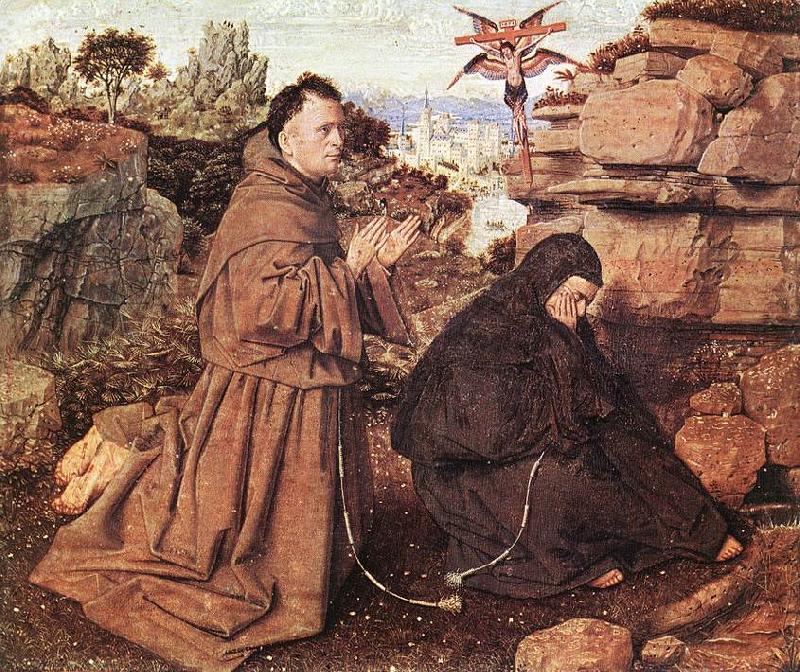 Stigmatization of St Francis df, EYCK, Jan van